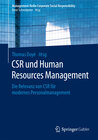 Buchcover CSR und Human Resource Management