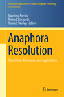 Buchcover Anaphora Resolution