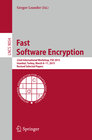 Buchcover Fast Software Encryption