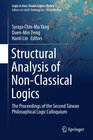 Buchcover Structural Analysis of Non-Classical Logics