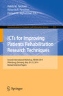 Buchcover ICTs for Improving Patients Rehabilitation Research Techniques