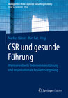 Buchcover CSR und gesunde Führung