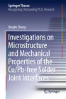 Buchcover Investigations on Microstructure and Mechanical Properties of the Cu/Pb-free Solder Joint Interfaces