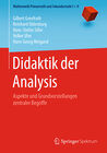 Buchcover Didaktik der Analysis