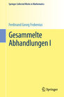 Buchcover Gesammelte Abhandlungen I