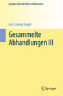 Buchcover Gesammelte Abhandlungen III