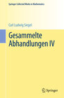 Buchcover Gesammelte Abhandlungen IV