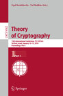 Buchcover Theory of Cryptography