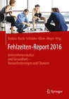 Buchcover Fehlzeiten-Report 2016