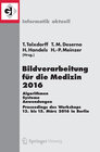 Buchcover Bildverarbeitung für die Medizin 2016