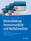 Buchcover Weiterbildung Intensivmedizin und Notfallmedizin
