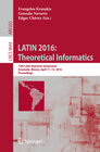 Buchcover LATIN 2016: Theoretical Informatics