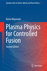 Buchcover Plasma Physics for Controlled Fusion