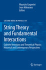 Buchcover String Theory and Fundamental Interactions