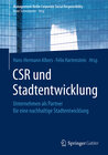 Buchcover CSR und Stadtentwicklung