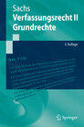 Buchcover Verfassungsrecht II - Grundrechte