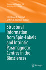 Buchcover Structural Information from Spin-Labels and Intrinsic Paramagnetic Centres in the Biosciences