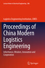 Buchcover Proceedings of China Modern Logistics Engineering
