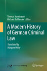 Buchcover A Modern History of German Criminal Law