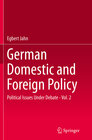 Buchcover German Domestic and Foreign Policy
