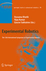 Buchcover Experimental Robotics
