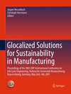 Buchcover Glocalized Solutions for Sustainability in Manufacturing