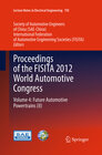 Buchcover Proceedings of the FISITA 2012 World Automotive Congress