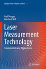 Buchcover Laser Measurement Technology