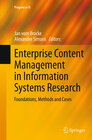 Buchcover Enterprise Content Management in Information Systems Research