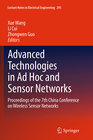 Buchcover Advanced Technologies in Ad Hoc and Sensor Networks