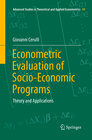 Buchcover Econometric Evaluation of Socio-Economic Programs