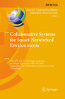 Buchcover Collaborative Systems for Smart Networked Environments