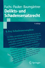 Buchcover Delikts- und Schadensersatzrecht