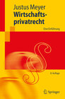 Buchcover Wirtschaftsprivatrecht