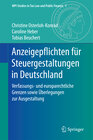 Buchcover Anzeigepflichten für Steuergestaltungen in Deutschland