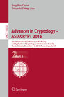 Buchcover Advances in Cryptology – ASIACRYPT 2016