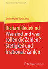 Buchcover Richard Dedekind
