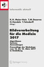 Buchcover Bildverarbeitung für die Medizin 2017