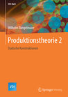 Buchcover Produktionstheorie 2