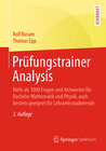 Buchcover Prüfungstrainer Analysis