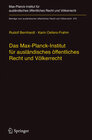 Buchcover Das Max-Planck-Institut für ausländisches öffentliches Recht und Völkerrecht