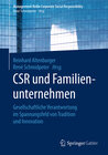 Buchcover CSR und Familienunternehmen