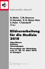 Buchcover Bildverarbeitung für die Medizin 2018