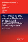 Buchcover Proceedings of the 2015 International Conference on Electrical and Information Technologies for Rail Transportation