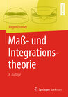 Buchcover Maß- und Integrationstheorie