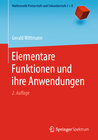 Buchcover Elementare Funktionen und ihre Anwendungen