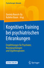 Buchcover Kognitives Training bei psychiatrischen Erkrankungen