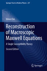 Buchcover Reconstruction of Macroscopic Maxwell Equations