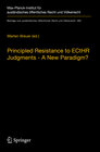 Buchcover Principled Resistance to ECtHR Judgments - A New Paradigm?