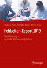 Buchcover Fehlzeiten-Report 2019